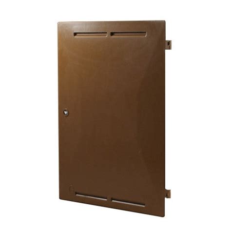 mitras brown electric meter box door